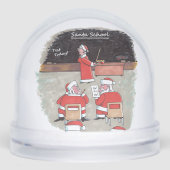 Santa Test snow globe Sneeuwbol (Voorkant)