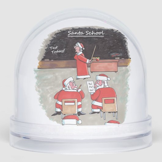 Santa Test snow globe Sneeuwbol (Voorkant)