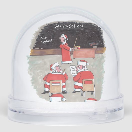 Santa Test snow globe Sneeuwbol (Achterkant)
