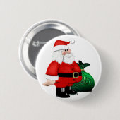 Santa Time Ronde Button 5,7 Cm (Voorkant /achterkant)