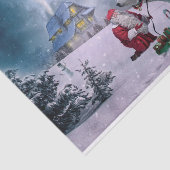 Santa Tissue Paper Tissuepapier (Detail)