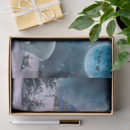 Santa Tissue Paper Tissuepapier (Geschenk)