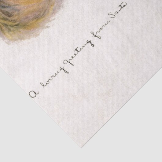  SANTA TISSUE PAPIER (Detail)