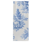 Santa Toile Wijn Cadeautas (Achterkant)