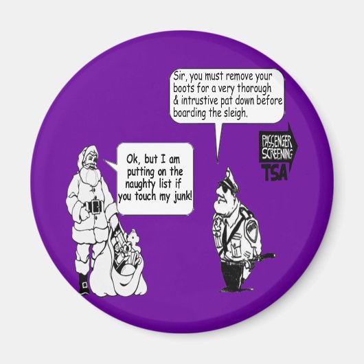 SANTA TOUCH MIJN JUNK TSA MAGNEET (Voorkant)