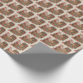 Santa Toy Workshop Cadeaupapier (Hoek)