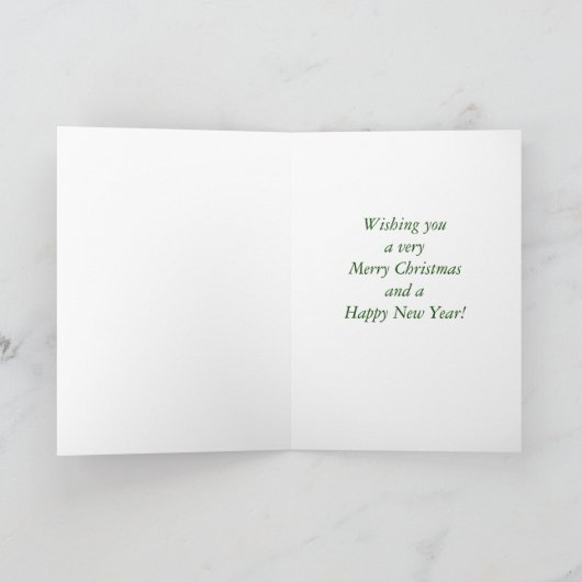 Santa Toymaker Kaart (Binnen)