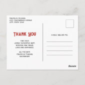  Santa Traditional Christmas Dank u Briefkaart (Achterkant)