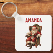  Santa Traditional Christmas Sleutelhanger (Voorkant)