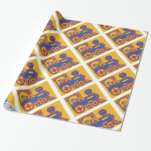 Santa Train Cadeaupapier