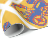 Santa Train Cadeaupapier (Rol Hoek)