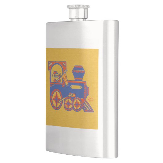 Santa Train Flacon (Links)