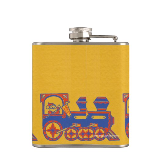 Santa Train Heupfles (Achterkant)