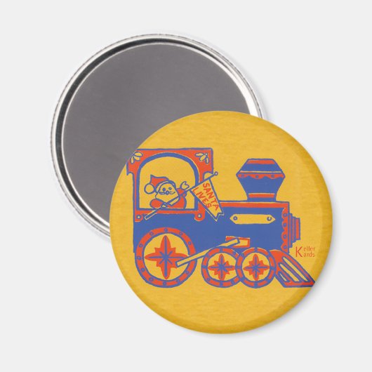 Santa Train Magneet (Voorkant / Achterkant)