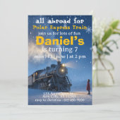 santa train polar express kaart (Staand voorkant)