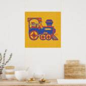 Santa Train Poster (Keuken)