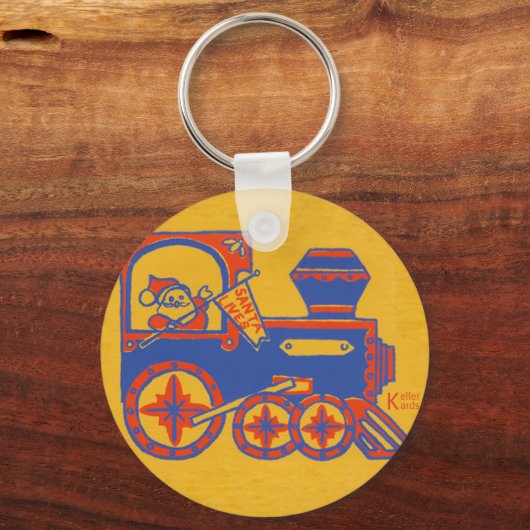 Santa Train Sleutelhanger (Voorkant)