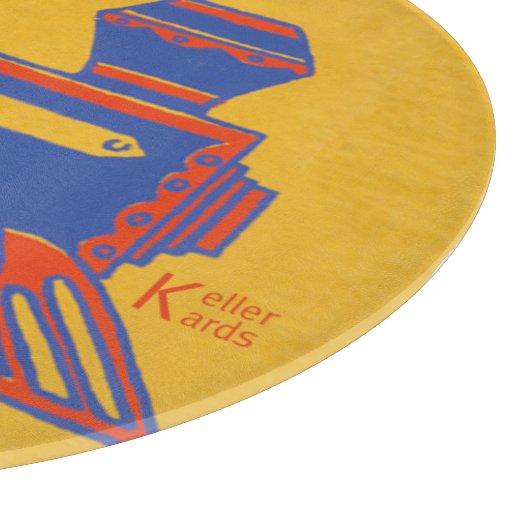 Santa Train Snijplank (Hoek)