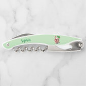 Santa Tree Dieren Vrolijk kerstgroen Kurkentrekker (Achterkant)