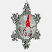 Santa Tree Gnoom Pewter ornament (Links)