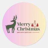 Santa & Tree Magic – Christmas Stickers & Invites (Voorkant)