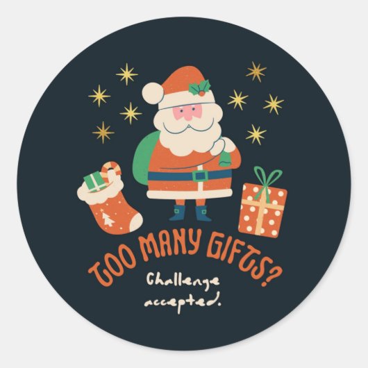 Santa & Tree Magic – Christmas Stickers & Invites (Voorkant)