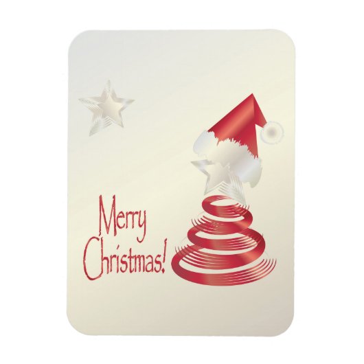 Santa Tree Magneet (Verticaal)