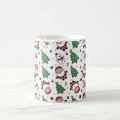 Santa, Tree & Snowman Christmas Mug Koffiemok (Center)