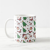 Santa, Tree & Snowman Christmas Mug Koffiemok (Links)