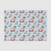 Santa Tropical Christmas Tissuepapier (Voorkant)