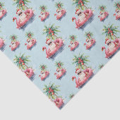 Santa Tropical Christmas Tissuepapier (Detail)