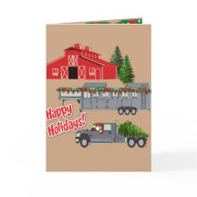 Santa Truck Trailer en Schuur Vakantie