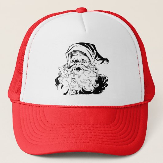 Santa Trucker Hat Pet (Voorkant)