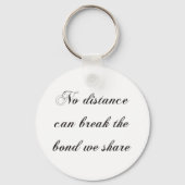 Santa Trucker Koffie Vakantie Levering Kerst Ro Sleutelhanger (Achterkant)