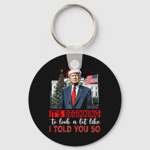 Santa Trump begint er een hoop uit te zien zoals i Sleutelhanger