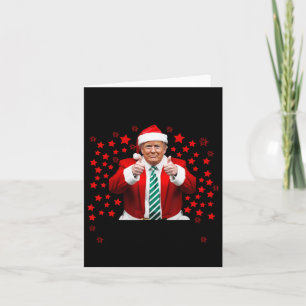 Santa Trump Dance Trump's Back Christmas is geweld Kaart