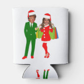 santa trump melania blikjeskoeler (Achterkant)