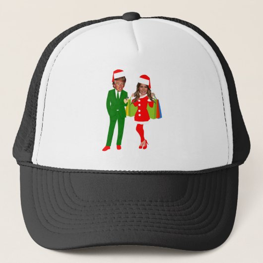 santa trump melania trucker pet (Voorkant)