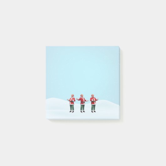 Santa Trump Sticky Post-It Notes  (Voorkant)