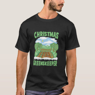Santa Tuinman Plant Landscaper Kerstmis Kerstmis G T-shirt