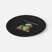 Santa Turtle Christmas Ugly Sweater Funny Holiday Papieren Bordje (Gekanteld)