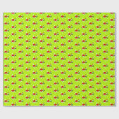 Santa Turtle Kinderen Kerst Inpakpapier (Vlak)