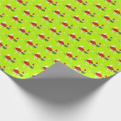 Santa Turtle Kinderen Kerst Inpakpapier (Hoek)