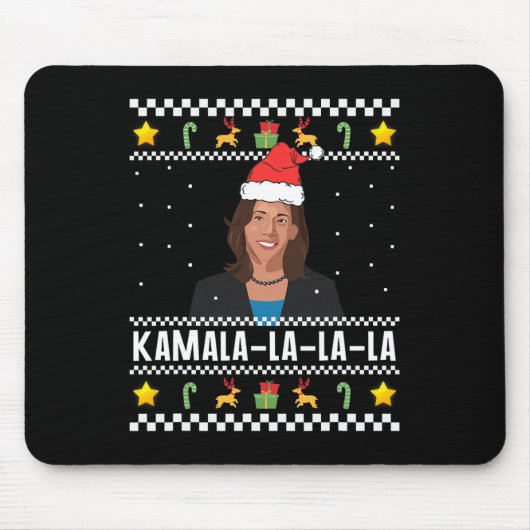Santa Ugly Christmas Sweater Meme Muismat (Voorkant)