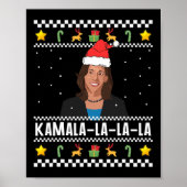 Santa Ugly Christmas Sweater Meme Poster (Voorkant)