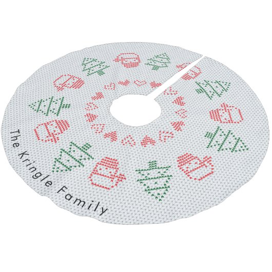 Santa Ugly Kersttrui Kerstboom Rok (Gekanteld)