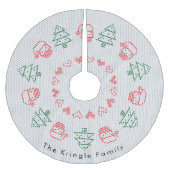 Santa Ugly Kersttrui Kerstboom Rok (Voorkant)