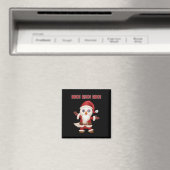 Santa Uil Feestelijke Fun Kerstmis Magneet (Insitu (Vaatwasser))