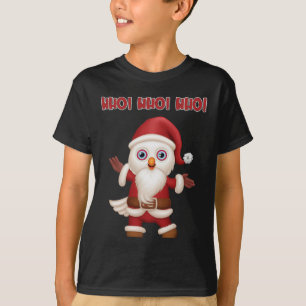 Santa Uil Feestelijke Fun Kerstmis T-shirt
