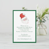 Santa Uitnodiging (Staand voorkant)